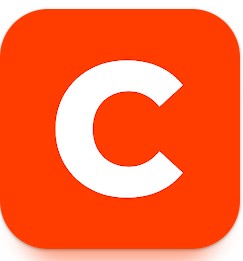 밝은 주황색 바탕에 흰색으로 C가 적혀있는 캐피테이블 로고 이미지
